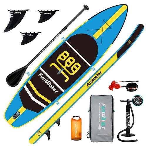 216€ with Coupon for FunWater Cruise Inflatable Stand Up Paddle Board 335x84x15cm - EU 🇪🇺 - GEEKBUYING