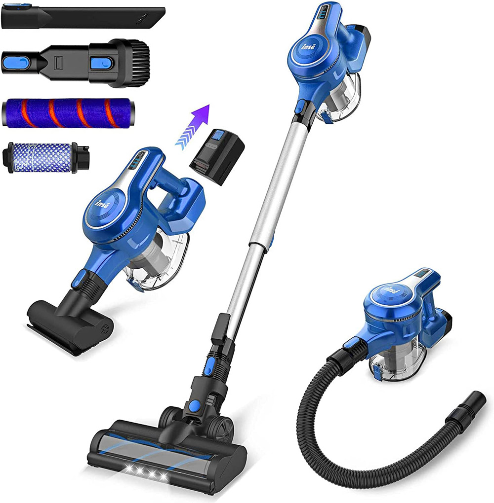 110€ with Coupon for INSE S6 Cordless Handheld Vacuum Cleaner 25KPa Suction - EU 🇪🇺 - GEEKBUYING