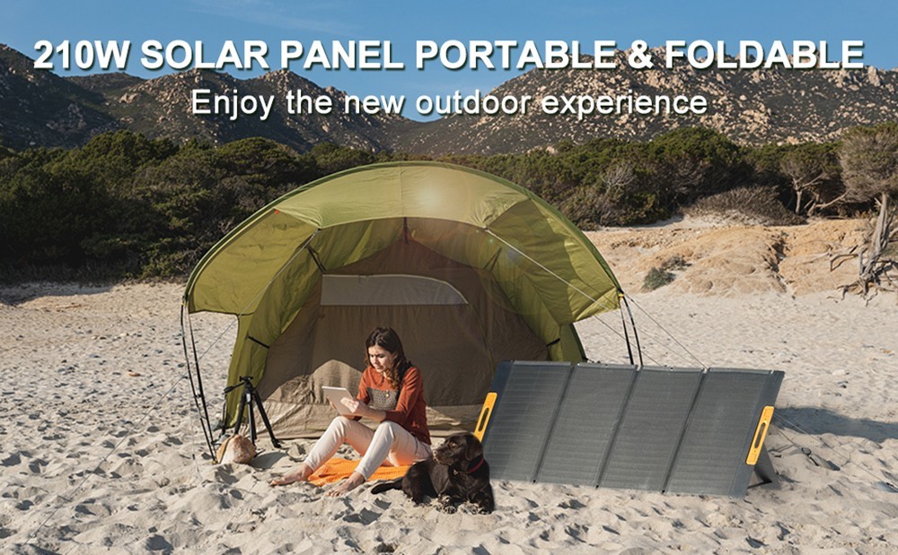 Save 21% on Newsmy 210W Foldable Portable Solar Panel - EU 🇪🇺 - GEEKBUYING
